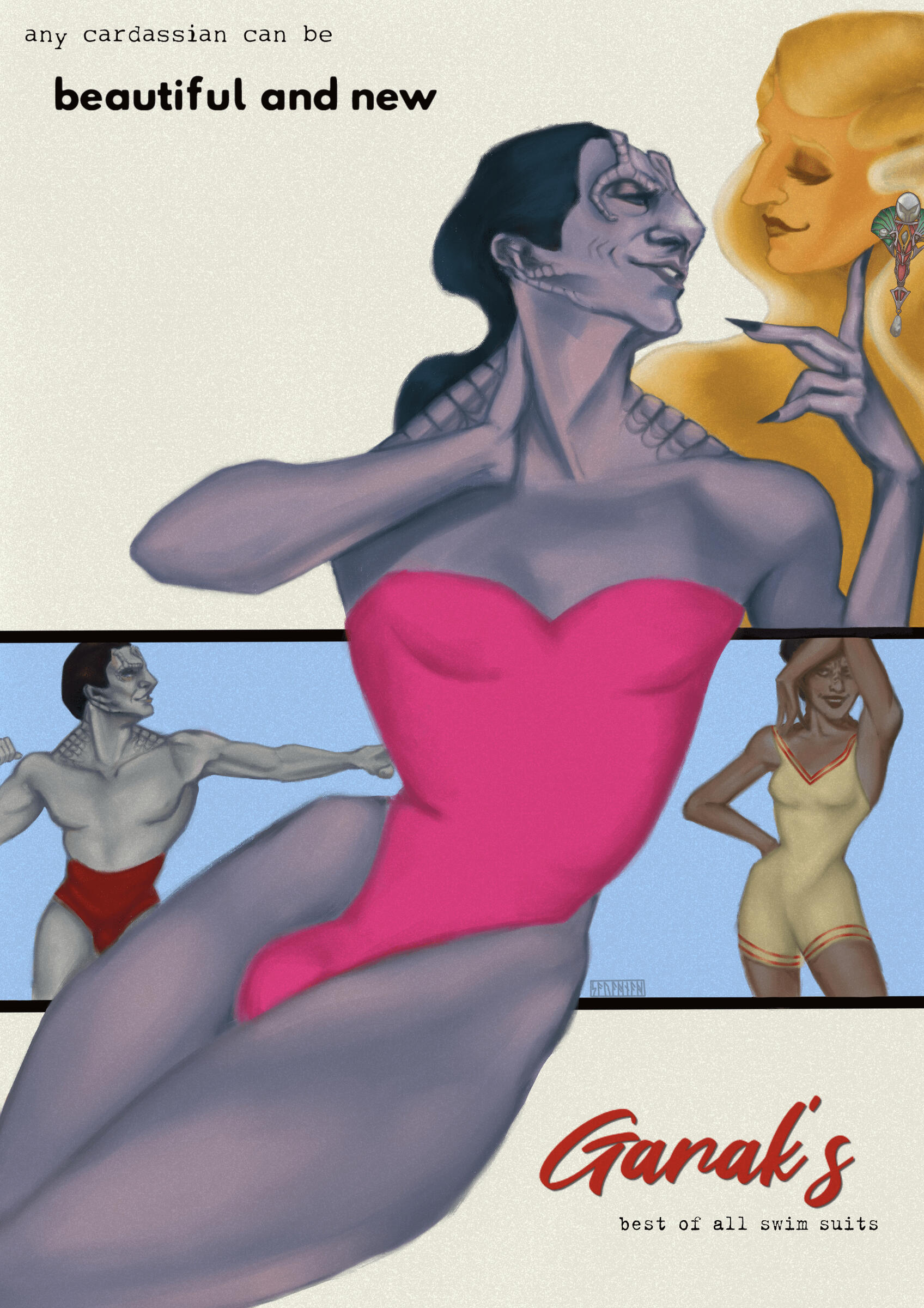 Dukat, Iren, Ziyal and Damar